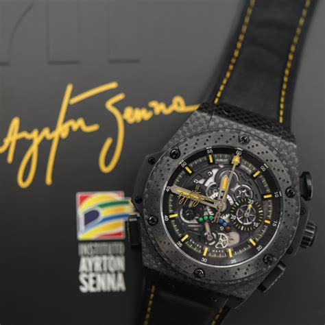 hublot king power ayrton senna price|Hublot king Ayrton Senna limited edition.